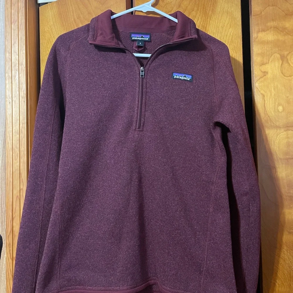 Patagonia Maroon Fleece Pullover - Picture 1 of 3